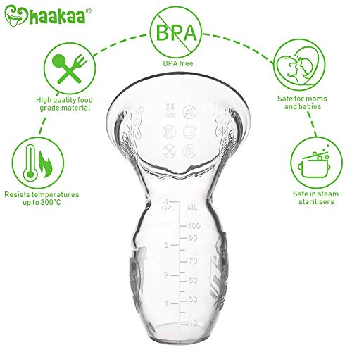 Haakaa Manual Breast Pump 4oz/100ml, New Style